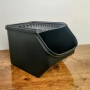 Tupperware Black Modular Mate Onion & Garlic Smart Keeper 3 qt Container