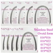 Orthodontic Stainless Steel Arch Wire 16×22 17×25 Rectangular Arcos Ortodoncia