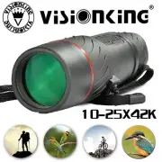 Visionking 10-25x42 BAK4 Portable Powerful Monocular Telescope birding Travel