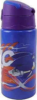 Sonic Characters Reusable Aluminium Sports Bottle 500ml - Holiday, Back to School Water Drinking Kids Lunch Children Includes keychain (Sonic)
