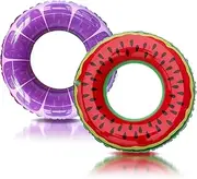 Inflatable Pool Floaties, Durable Swimming Pool Float, Colorful Swim Ring for Swimming Pool Party Decorations