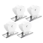 4 Pcs Curtain Pulley Cord Knobs Blind Heavy Duty Locks for Drawstrings