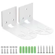 Adhesive Wall Mount Shelf for Cameras and Speakers - 2 Pack White