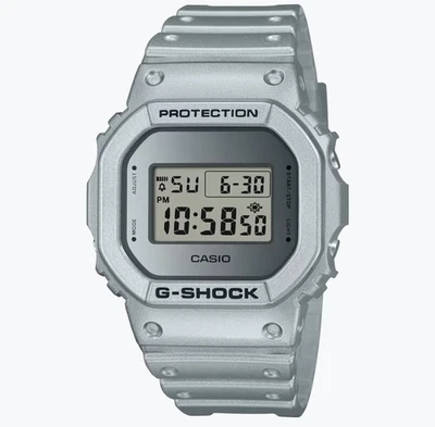 Brand New CASIO G SHOCK DW 5600FF 8JF Metallic Silver