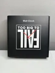BARBARA KRUGER 'Untitled (Too big to fail)', 2012/2021 Wall Clock 10x10 in *NIB*