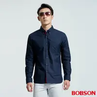 在飛比找PChome24h購物優惠-【BOBSON】男款配織帶裝飾襯衫(35002-53)