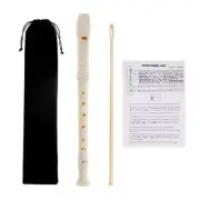 Soprano Recorder with Rod Kids Music Flute Instrument Descant Recorder