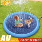 Kids Pet Dog Inflatable Sprinkler Splash Spray Mat Water Pool Play Pad 150cm