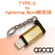 【A-GOOD】TYPE-C to Lightning 8pin 轉接頭 (5.1折)