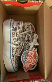 Vans x Where's Waldo? Era Postage Sneakers Size 10.5K Shoes New Limited Edition