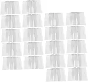 Tofficu 20pcs Hardcover Book Covers Waterproof Plastic Sleeves for Textbooks Soft Cover Book Protectors Easy Application