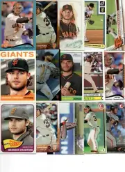 Brandon Crawford SUPER 20 count BASEBALL Card Lot SA FRANCISCO GIANTS N