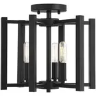 Savoy House Lighting 6-7702-3-89 Benson Semi-Flush Mount Matte Black