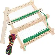 MUELODSIC 1 Set Handcraft Weaving Device DIY Knitting Loom Wooden Frame Weaving Machine Wooden Weaving Loom Weaving Frame Creative Loom Frame