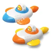 Baby BathTime Toy Swimming Pool Beach Toy Windup Space Ship Water Toy