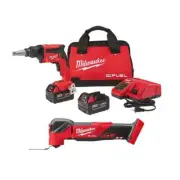 Milwaukee Drywall Screw Gun Kit 18V Li-Ion Cordless with Oscillating Multi-Tool