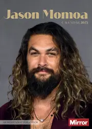 2025 Jason Momoa Large Wall Calendar