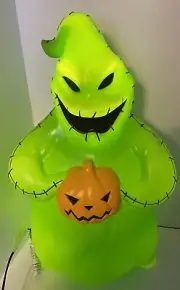 NEW 23" OOGIE BOOGIE LIGHT UP BLOW MOLD, NIGHTMARE BEFORE CHRISTMAS DISNEY GEMMY