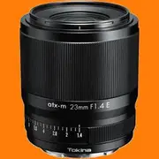 Tokina atx-m 23mm f/1.4 Lens for Sony E - Brand New