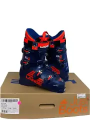 $650 Lange RS 110 MV Ski Boots NIB Size 27.5 MP or 28.5 MP Blue Unisex '22/23