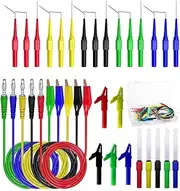 Abbraccia 31 Pieces Automotive Test Wires Set 4mm Banana Plug to Copper Alligator Clip