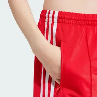 【adidas 愛迪達】短褲 女款 運動褲 三葉草 FIREBIRD SHORT 紅 IP2957