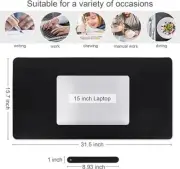 Desk Pad Protector Mouse Pad Desk Mat Dual Sided Large Mouse Pad Des PU Leather