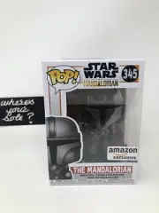 Funko Pop Star Wars the Mandalorian Chrome amazon exclusive new with protector