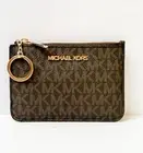 Brand New Michael Kors Jet Set Travel Coin Pouch/Wallet with Key Ring