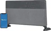 Ausclimate 1500W Smart Inverter Metal Panel Heater, Wall Mountable Home Heater Suitable For Medium-Sized Rooms Up To 20m2, Compatible with Alexa and Google Home, Stone Grey