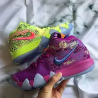 在飛比找Yahoo!奇摩拍賣優惠-NIKE KYRIE 4 EP "CONFETTI" 鴛鴦 