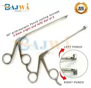 3.5mm Arthroscopic Punch cutting forceps 90° (right and left) Set of 2