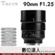 公司貨 銘匠光學 TTartisan 90mm F1.25 全幅鏡 人像大神／E-mount、L-mount、RF、Z