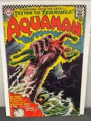 DC Comics AQUAMAN #32 (1967 SILVER AGE DC KEY COMIC, 2nd APPEARANCE OF OCEAN MAS