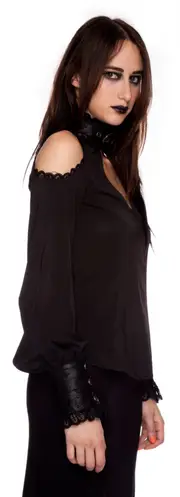 [Lip Service] Step In Time Open Shoulder Top
