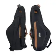 Durable and Light Black Brown Sax Case with Hand Strap for Alto Saxophone