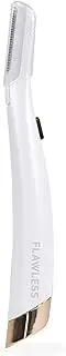 Finishing Touch Flawless Dermaplane Glow Original Scrub and Facial Hair Epilator Removes Peach Fluff and Helps Reduce the Appearance of Fine Lines
