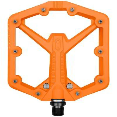 Crankbrothers Stamp 1 Gen 2 Large Orange Flat MTB Pedals