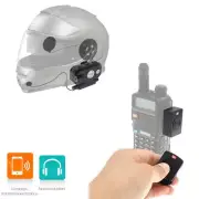 HB880 PTT Bluetooth Handsfree For Walkie Talkie Motorcycle Helmet Headset K Plug