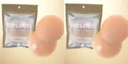 2pairs of SkinGenie Unseen Nip Screen | Seamless Nipple Cover (Sand)