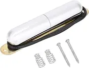 Alnico V Magnet Lipstick Tube Pickup for Electric Guitar, Single Coil Pickup for Electric Guitar, Portable Sturdy Materials for Guitar DIY Projects Guitar Maintenance (Silver)