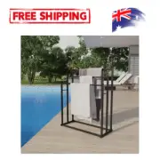 Towel Racks for Bathroom, 3 Tiers Black Metal Towel Rack Standing, Freestanding