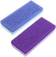 2 Pack Pedicure Pumice Stone for Callus Removal Scrubber Foot Care Accessory for Feet Hands Elbows Random