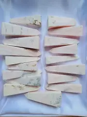 18 Mangano Calcite Tower Polished Mangano Obelisk Point Crystal Healing Energy