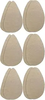 VALICLUD 3sets Mute Shoes Pads Shoe Cushion for Heels Heel Grips for Shoes Non Shoe Sole Pads Shoes Sole Protector Slipper Soles for Crochet Anti-noise Shoes Stickers Beef Tendon 2pairs*3