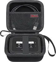 Elonbo Carrying Case for NETGEAR Nighthawk M6/ M6 Pro/ M7 Pro/ M5 5G Mobile Hotspot Router, Portable Wireless WiFi Travel Hotspot Router Storage Holder, Extra Mesh Pocket Fits Cable, Black