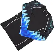[Sosoport] Men Sleeve Compression Shirt Quick-Dry Elastic Workout Clothes for Running Cycling Gym Training More Moisture-Wicking for Comfort and Performance