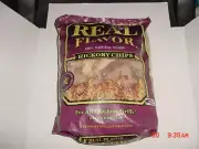 REAL FLAVOR - HICKORY CHIPS - BBQ OUTDOOR GRILL - NATURAL WOOD - 2LB BAG