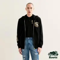 在飛比找momo購物網優惠-【Roots】Roots 男裝-舞龍新春系列 毛圈布連帽外套