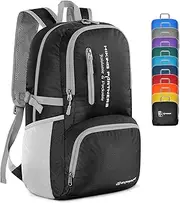 ZOMAKE Folding Backpack - 35L Lightweight Foldable Packs Packable Hiking Daypack Water Resistant for Traveling Camping Cycling Outdoor